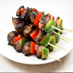 Brochettes de Buf marin