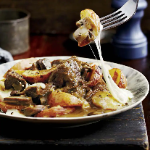 eminc de buf  la crme et aux champignons