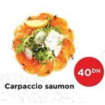 Carpaccio saumon